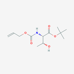 molecular formula C12H21NO5 B2764505 Aloc-Thr-OtBu CAS No. 126133-63-9