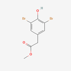 molecular formula C9H8Br2O3 B2764512 Methyl 2-(3,5-dibromo-4-hydroxyphenyl)acetate CAS No. 212688-02-3