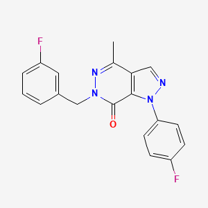 6-(3-fluorobenzyl)-1-(4-fluorophenyl)-4-methyl-1H-pyrazolo[3,4-d]pyridazin-7(6H)-one
