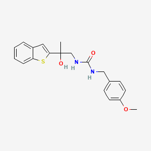 1-(2-(Benzo[b]thiophen-2-yl)-2-hydroxypropyl)-3-(4-methoxybenzyl)urea