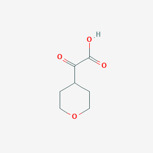 molecular formula C7H10O4 B2764532 2-(Oxan-4-yl)-2-oxoacetic acid CAS No. 871261-02-8