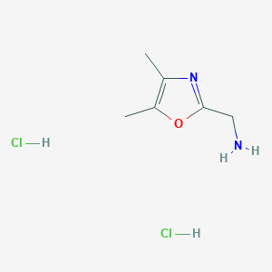 (Dimethyl-1,3-oxazol-2-yl)methanamine dihydrochloride