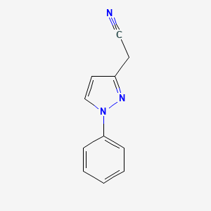 2-(1-phenyl-1H-pyrazol-3-yl)acetonitrile