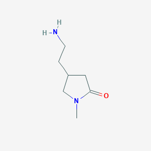 4-(2-Aminoethyl)-1-methylpyrrolidin-2-one