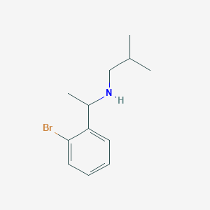 [1-(2-Bromophenyl)ethyl](2-methylpropyl)amine
