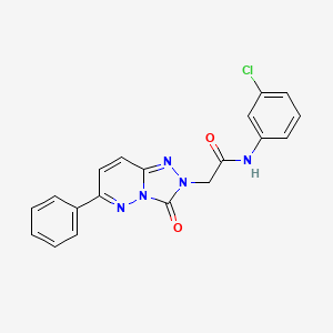 N-(3-chlorophenyl)-2-(3-oxo-6-phenyl-[1,2,4]triazolo[4,3-b]pyridazin-2(3H)-yl)acetamide
