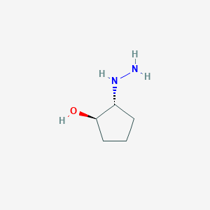 molecular formula C5H12N2O B2764599 trans-2-Hydrazinocyclopentanol CAS No. 26280-49-9