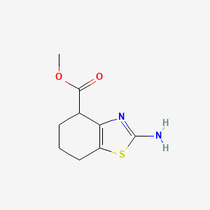 Methyl 2-amino-4,5,6,7-tetrahydro-1,3-benzothiazole-4-carboxylate