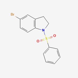 5-Bromo-1-(phenylsulfonyl)indoline