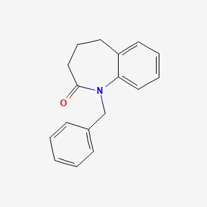 molecular formula C17H17NO B2764646 1-benzyl-1,3,4,5-tetrahydro-2H-1-benzazepin-2-one CAS No. 65486-33-1