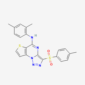 N-(2,4-dimethylphenyl)-3-tosylthieno[2,3-e][1,2,3]triazolo[1,5-a]pyrimidin-5-amine