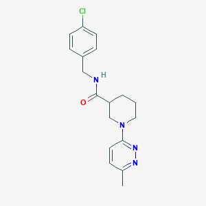 N-(4-chlorobenzyl)-1-(6-methylpyridazin-3-yl)piperidine-3-carboxamide