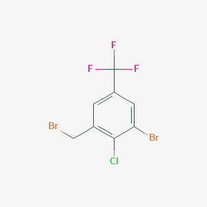 3-Bromo-2-chloro-5-(trifluoromethyl)benzyl bromide