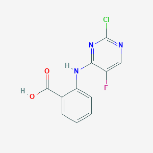 2-(2-Chloro-5-fluoro-pyrimidin-4-ylamino)-benzoic acid