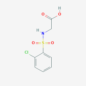 2-(2-Chlorobenzenesulfonamido)acetic acid