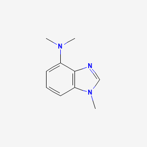 molecular formula C10H13N3 B2764718 N,N,1-trimethyl-1H-1,3-benzodiazol-4-amine CAS No. 1521834-83-2