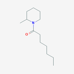 molecular formula C13H25NO B2764727 1-(2-Methylpiperidin-1-yl)heptan-1-one CAS No. 57150-26-2