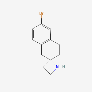 6'-Bromo-3',4'-dihydro-1'h-spiro[azetidine-2,2'-naphthalene]
