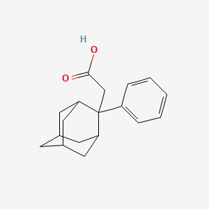 molecular formula C18H22O2 B2764729 2-(2-苯基-2-戊烷基)乙酸 CAS No. 400078-92-4