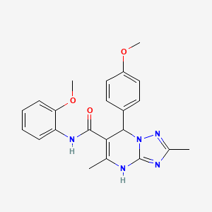 N-(2-methoxyphenyl)-7-(4-methoxyphenyl)-2,5-dimethyl-4,7-dihydro-[1,2,4]triazolo[1,5-a]pyrimidine-6-carboxamide