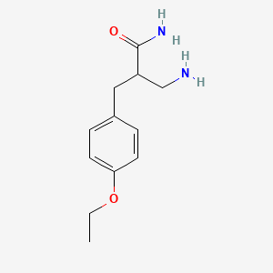 3-Amino-2-[(4-ethoxyphenyl)methyl]propanamide