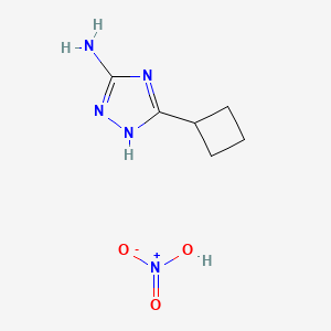 5-cyclobutyl-1H-1,2,4-triazol-3-amine nitrate