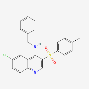 N-benzyl-6-chloro-3-tosylquinolin-4-amine