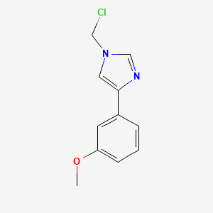 1-(Chloromethyl)-4-(3-methoxyphenyl)imidazole