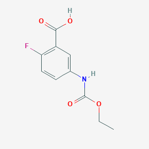 5-[(Ethoxycarbonyl)amino]-2-fluorobenzoic acid