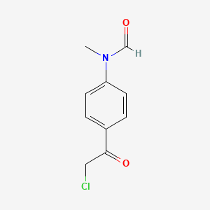 N-[4-(2-chloroacetyl)phenyl]-N-methylformamide