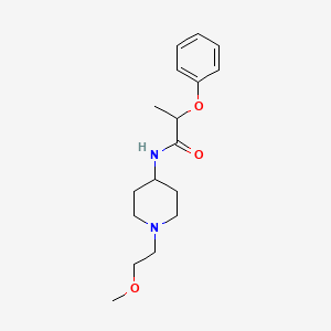 N-(1-(2-methoxyethyl)piperidin-4-yl)-2-phenoxypropanamide
