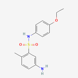 5-amino-N-(4-ethoxyphenyl)-2-methylbenzene-1-sulfonamide