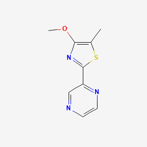 2-(4-Methoxy-5-methyl-1,3-thiazol-2-yl)pyrazine