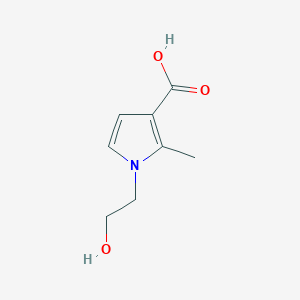 molecular formula C8H11NO3 B2764831 N-(5-氯-2-甲氧基苯基)-2-(4-(3-氯-2-甲基苯基)哌嗪-1-基)乙酰胺 CAS No. 1555853-67-2