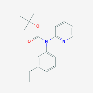 Tert-butyl N-(3-ethylphenyl)-N-(4-methylpyridin-2-yl)carbamate