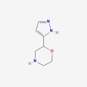 2-(1H-Pyrazol-3-YL)morpholine