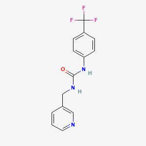 1-(3-Pyridylmethyl)-3-(4-(trifluoromethyl)phenyl)urea