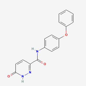 6-oxo-N-(4-phenoxyphenyl)-1,6-dihydropyridazine-3-carboxamide
