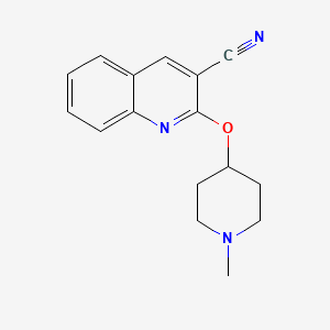 2-[(1-Methylpiperidin-4-yl)oxy]quinoline-3-carbonitrile