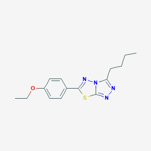 3-Butyl-6-(4-ethoxyphenyl)[1,2,4]triazolo[3,4-b][1,3,4]thiadiazole