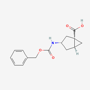 (1S,3S,5S)-3-(Phenylmethoxycarbonylamino)bicyclo[3.1.0]hexane-1-carboxylic acid