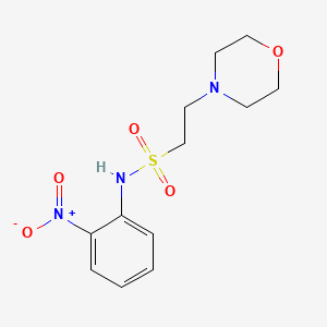 2-(morpholin-4-yl)-N-(2-nitrophenyl)ethane-1-sulfonamide