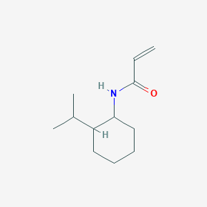 molecular formula C12H21NO B2765020 N-(2-Propan-2-ylcyclohexyl)prop-2-enamide CAS No. 1554310-14-3