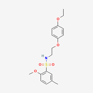 N-(2-(4-ethoxyphenoxy)ethyl)-2-methoxy-5-methylbenzenesulfonamide