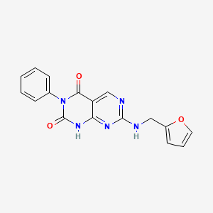 7-[(2-furylmethyl)amino]-3-phenylpyrimido[4,5-d]pyrimidine-2,4(1H,3H)-dione