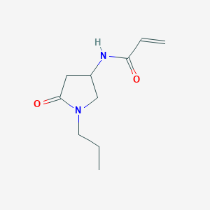 N-(5-Oxo-1-propylpyrrolidin-3-yl)prop-2-enamide