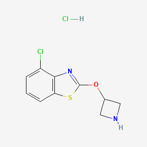 2-(Azetidin-3-yloxy)-4-chlorobenzo[d]thiazole hydrochloride