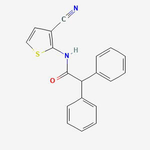 N-(3-cyanothiophen-2-yl)-2,2-diphenylacetamide