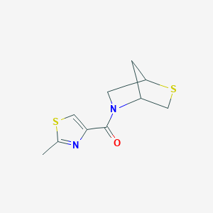 2-Thia-5-azabicyclo[2.2.1]heptan-5-yl(2-methylthiazol-4-yl)methanone