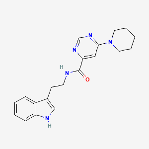N-(2-(1H-indol-3-yl)ethyl)-6-(piperidin-1-yl)pyrimidine-4-carboxamide
